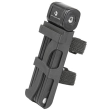 M-WAVE F 875/6 Faltschloss 875 mm - schwarz mit Halter