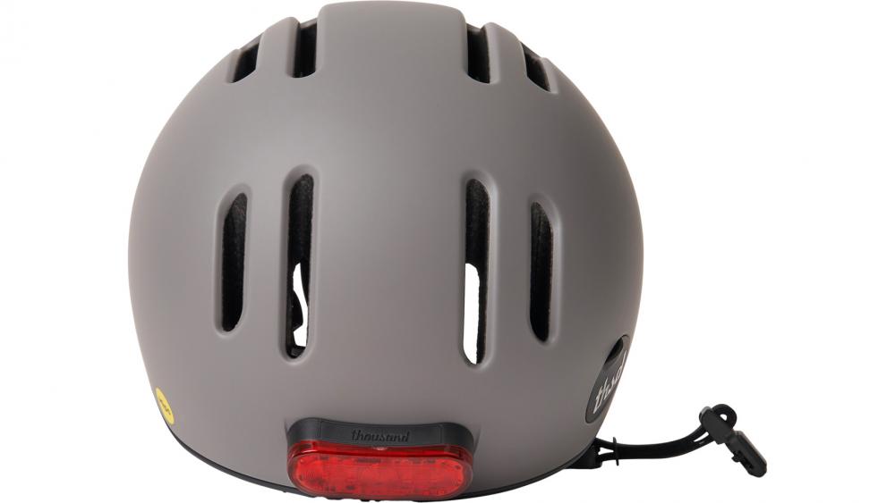 Thousand Chapter Urban Grey Fahrradhelm S 54-57 cm mit MIPS System - stylischer City-Helm mit magnetischem Visier, verstellbar und sicher