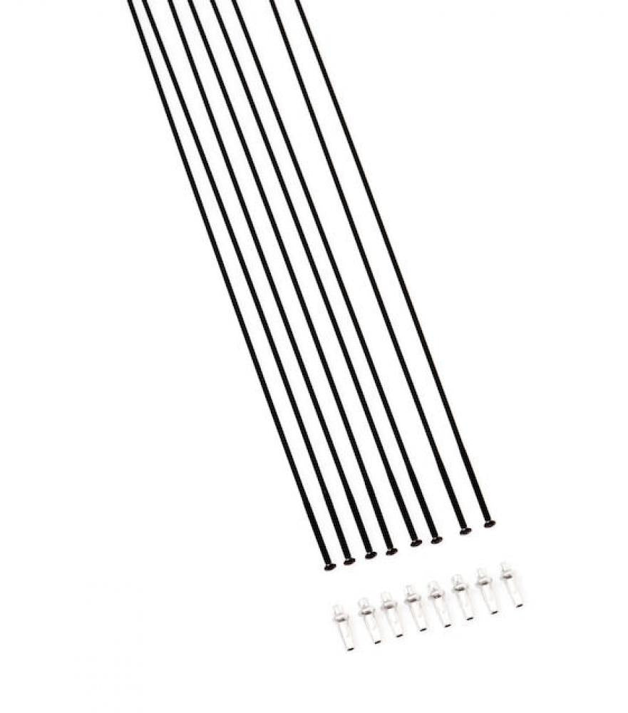 DT Swiss Speichenkit für XMC 1200 Spline 29 Zoll Schwarz - präzise Laufrad-Performance - Speichen Zubehör