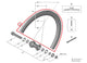 SHIMANO RIM FOR COMPLETE WHEEL FOR WH-R9270-C50-TU FRONT Felge - 12MM