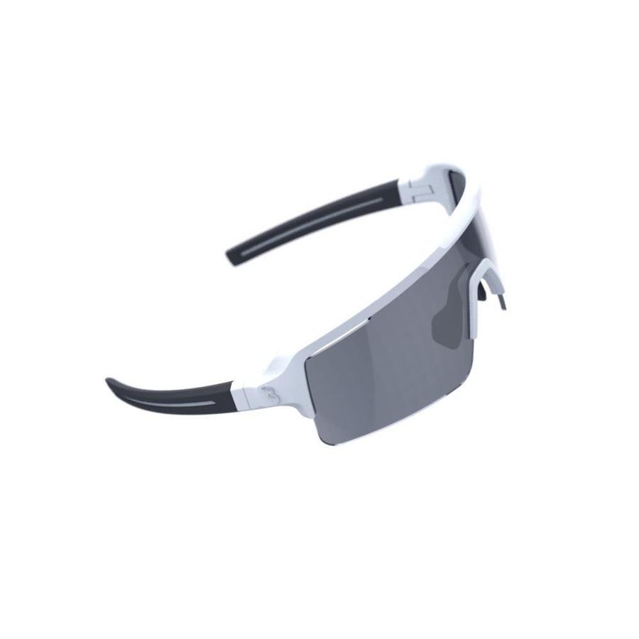 BBB Cycling BBB sportbrille Fuse PC flash Größe M matt weiß - leichte Sportbrille mit Top-Sicht