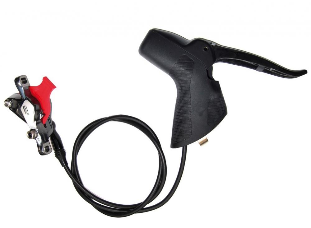SRAM Force CX1 Hydraulik Disc Bremseinheit links vorne - Road/CX, DOT 5.1, Carbonhebel