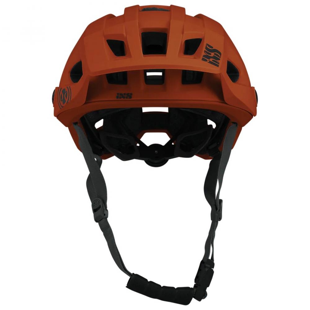 IXS Trigger AM MIPS All-Mountain-Helm S/M in Burnt Orange, sicher, Rückansicht.