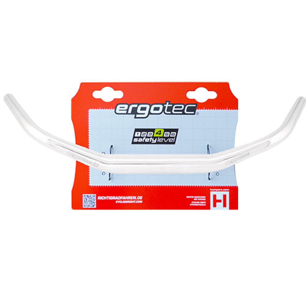 Ergotec Lenker Moon Cruiser Ø 31,8 mm 610 mm Höhe 55 mm 60° silber