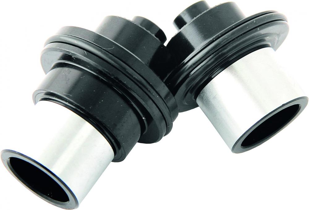 SUNringle Endkappe VR für Demon II 135 mm QR Schwarz/silber - präziser Sitz für SUNringle-Naben