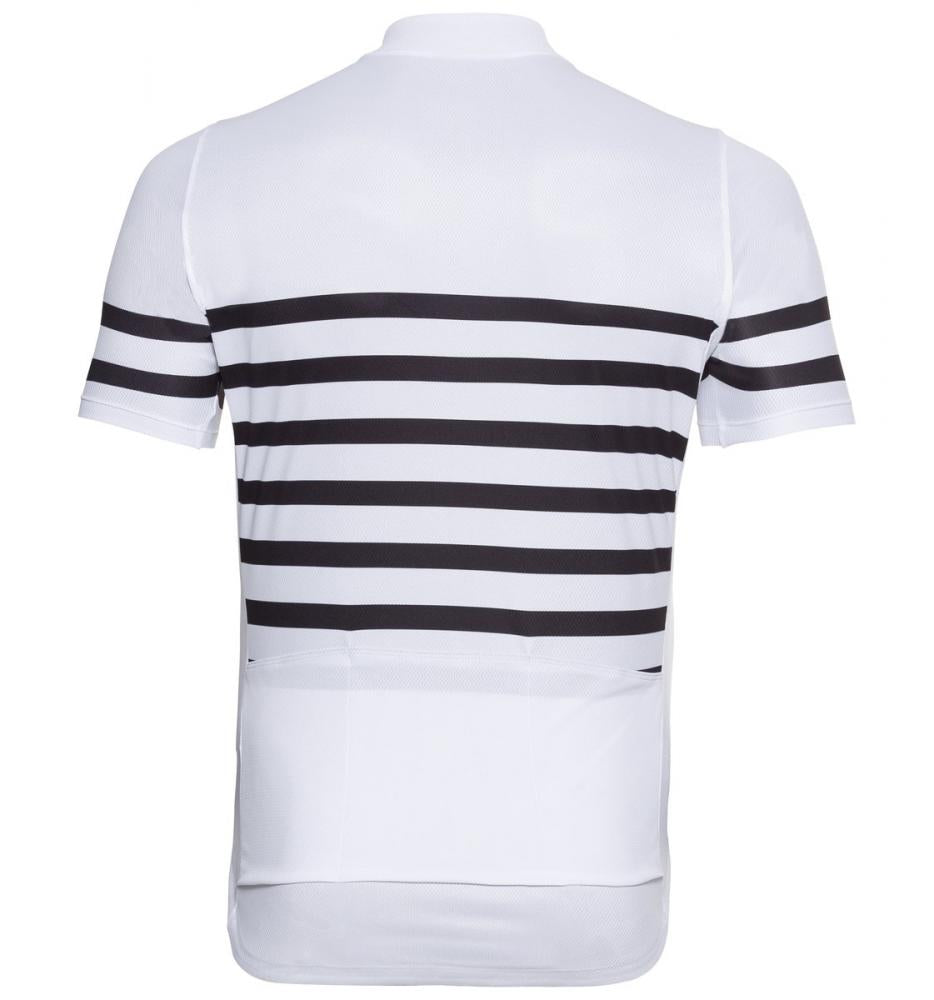 Odlo Stand-up collar full zip Essential white black Größe XXL