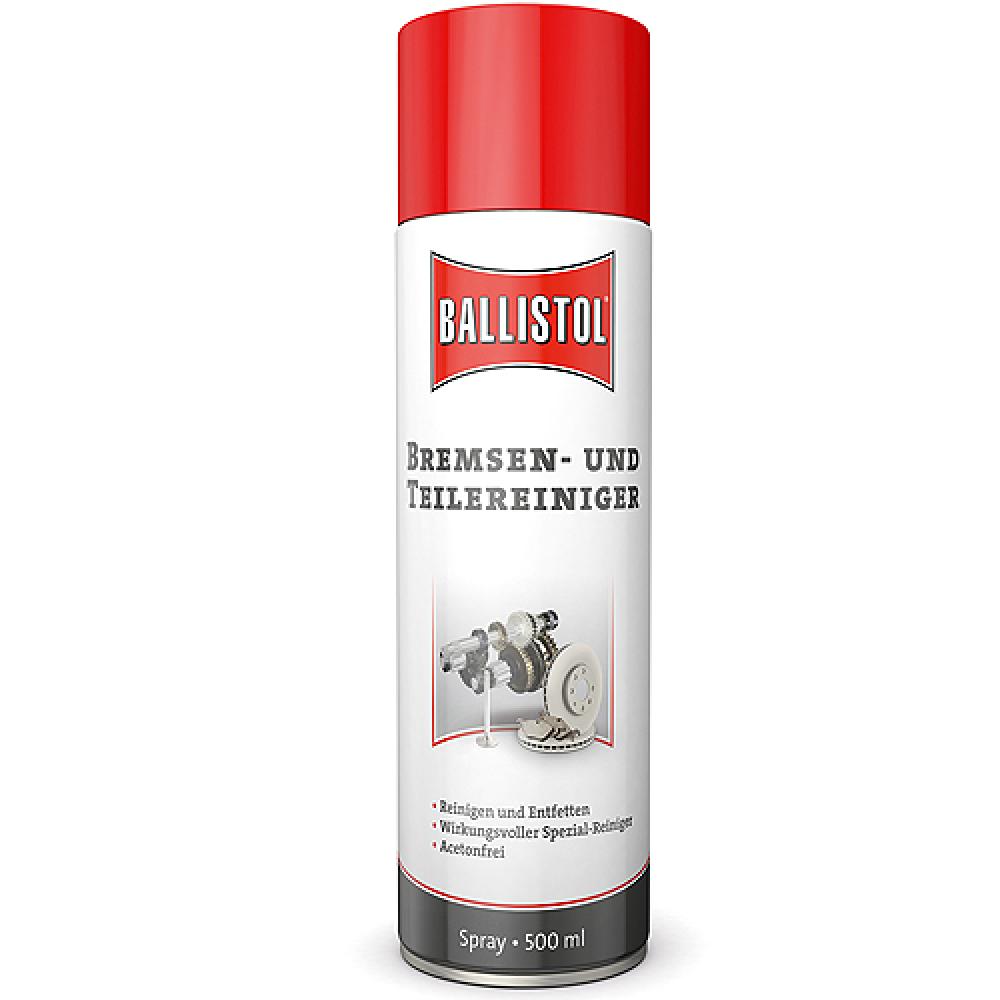 Ballistol Bremsen- & Teilereiniger Spray 500ml Dose. Reinigt & entfettet Fahrradbremsen und -teile.