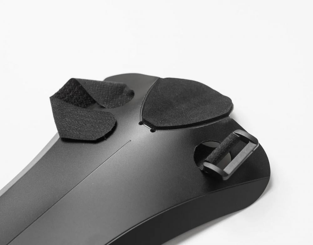Ass Savers Fendor Bendor Big FRB-4-BLK: Faltbarer, werkzeuglos montierbarer Hinterrad-Spritzschutz für Gravel- und MTB-Bikes, passend für Reifenbreiten von 32-55 mm, Farbe Schwarz