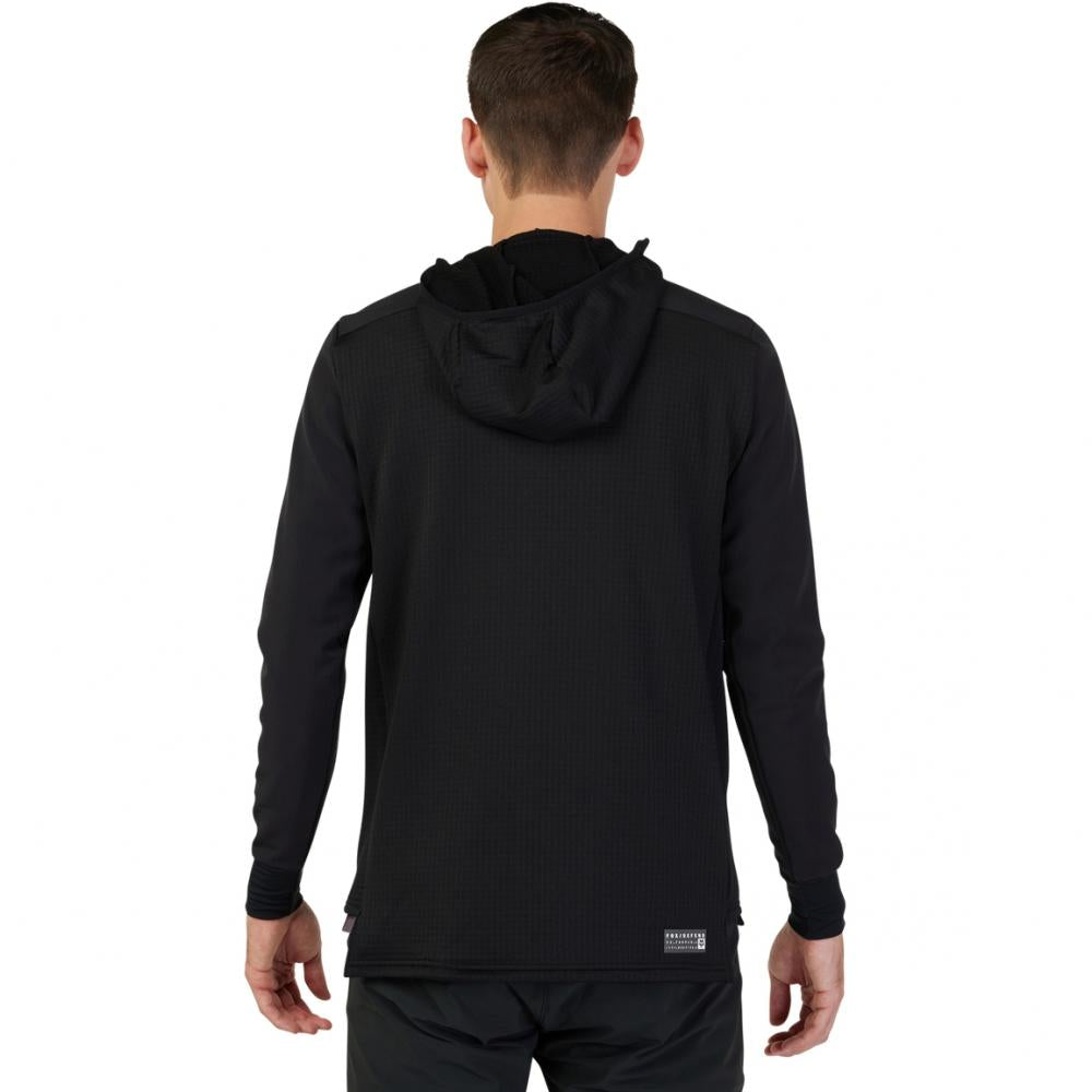 FOX Defend Thermal MTB-Hoodie Schwarz L mit Polartec Power Grid