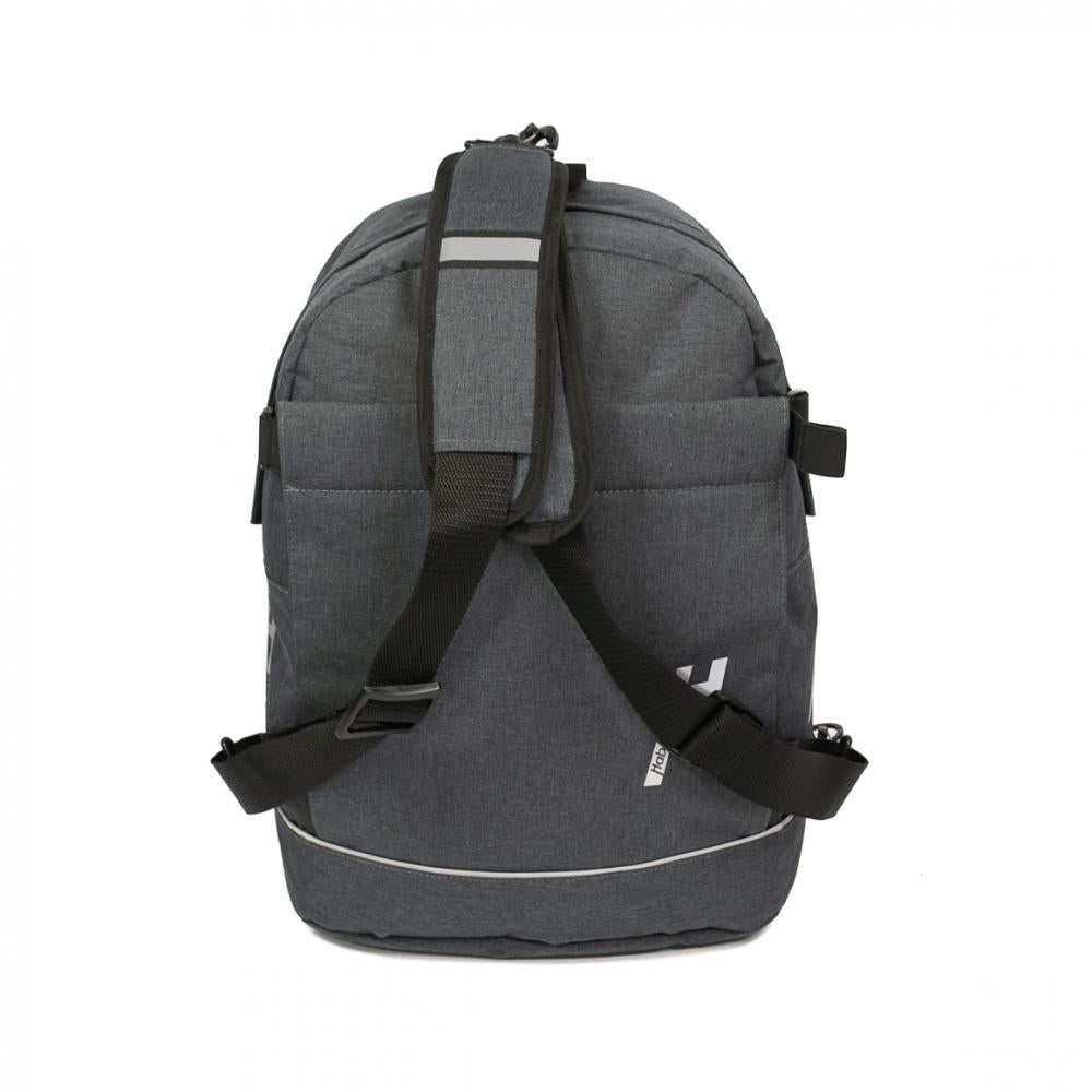 Haberland Bike-Rucksack Lucky Active Plus anthrazit - flexible Fahrrad-Rucksack-Kombination