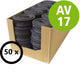 Schwalbe Schlauch Werkstattpackung AV17 28 Zoll (28/47-622/635) 40mm Autoventil - Premium Fahrradschläuche - Fahrradschlauch