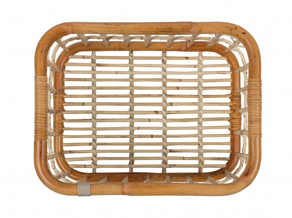 Basil Green Life Rattan L Fahrradkorb 30 Liter natur