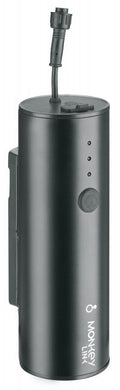 MonkeyLink Connect Powerbank 10.000 mAh mit BottleMount & 70 cm Kabel, USB-C Schnittstelle, passend für Fidlock Flaschenhalter, automatischer Abschaltung