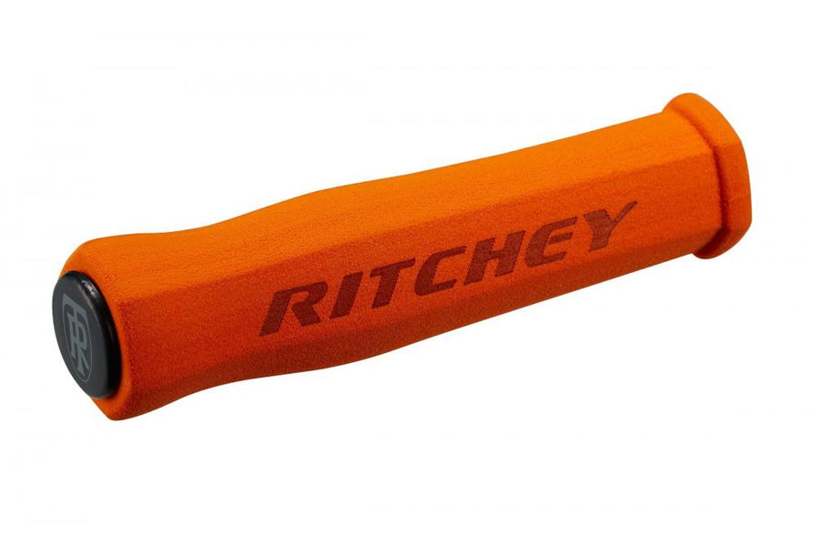 Orange Ritchey WCS Truegrip Fahrradgriff mit Logo, 130/31.2-34.5mm.