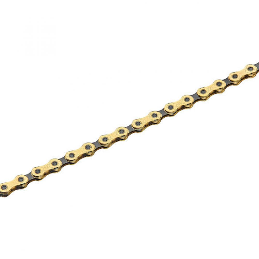 TRP Kette CN-M9050 12-fach schwarz/gold 126 Glieder - leiser, präziser Antrieb