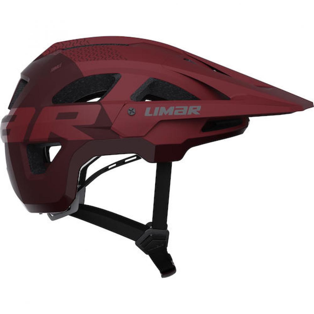 Limar Tonale Matt Amaranth L Rot - leichter All-Mountain- und Enduro-Fahrradhelm