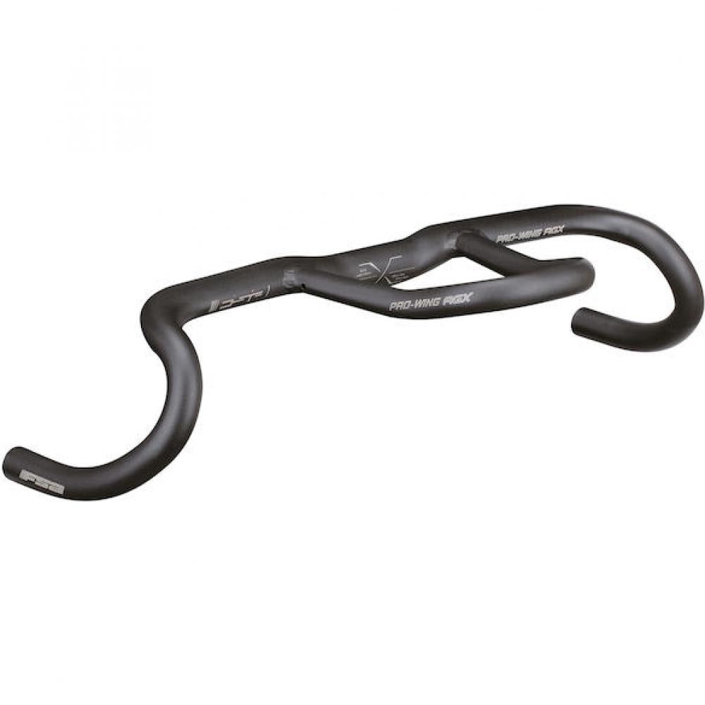 FSA Lenker Pro-Wing AGX 31,8 x 440 mm Schwarz - Gravel- und Bikepacking-Lenker mit U-Shape