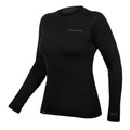 Endura Damen BaaBaa Blend Baselayer langarm schwarz M - Funktionsshirt mit Merinowolle, atmungsaktiv, schnelltrocknend, geruchshemmend, natürliche Isolierung