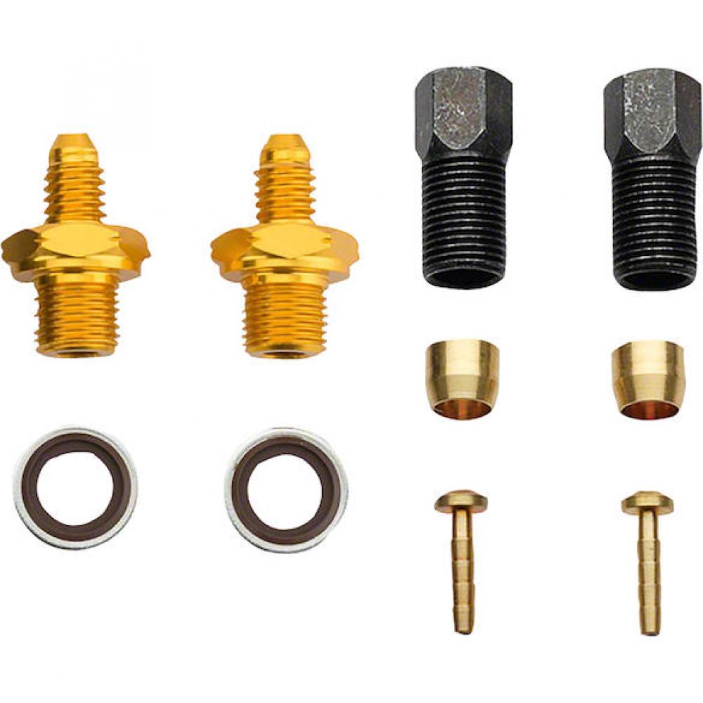 Jagwire Pro Quick-Fit Adapter Anschlussset für Shimano Hydraulische Bremsen