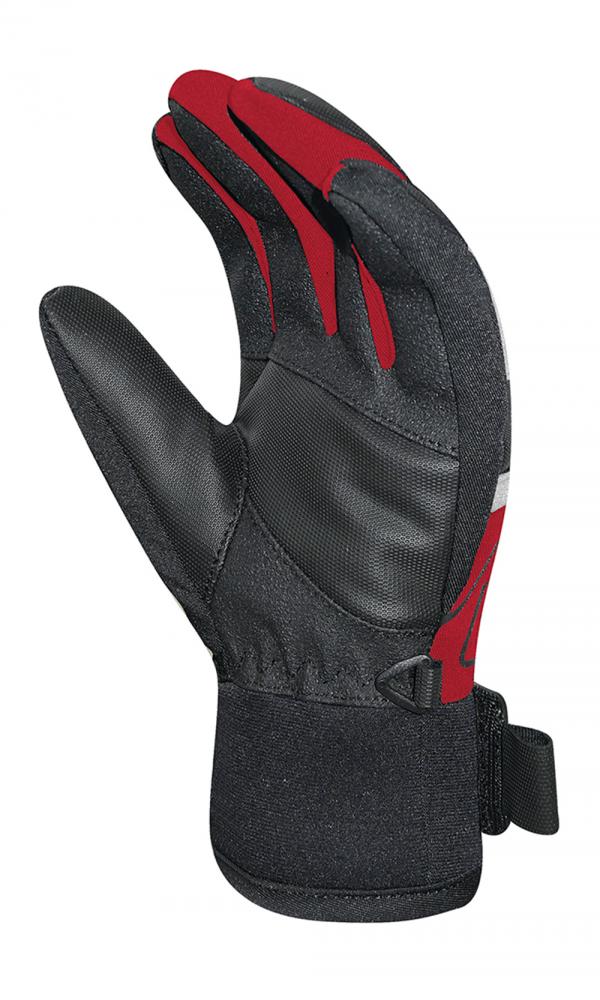 CHIBA Snow Speeder - wasserdichte Radhandschuhe, rot/weiß, Größe 4