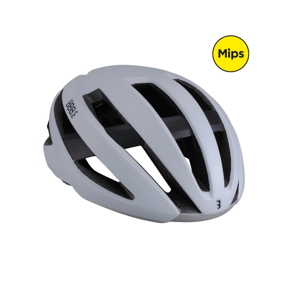 BBB Cycling Helm Maestro MIPS M matt weiß - maximaler Schutz und Belüftung
