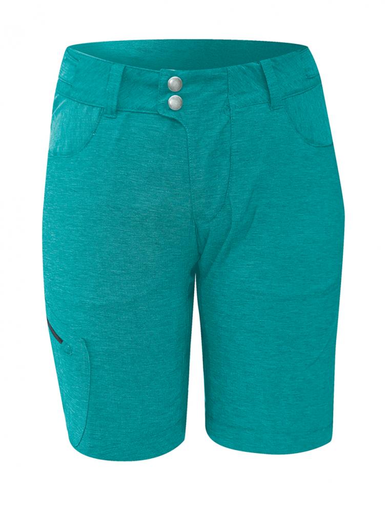 CHIBA Baggy Pants Kids - Radhose Kids türkis, Größe L, elastisch mit Innenhose