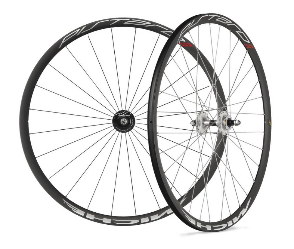 Miche Pistard Clincher Bahn-Laufradsatz 2015 g Silber-Schwarz - Leicht & Zuverlässig