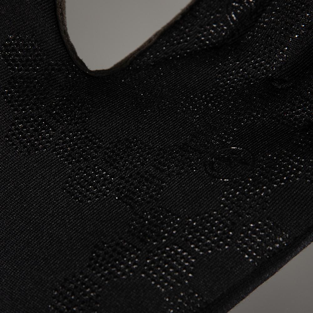 CHIBA Polarfleece - Radhandschuhe XS schwarz, Polartec-Fleece, Touchfinger, Silikondruck