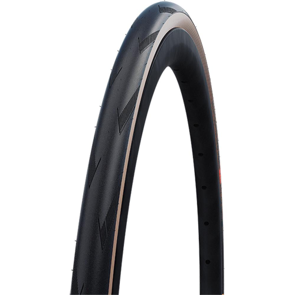 Schwalbe Pro One Rennradreifen 30-622 schwarz mit brauner Seitenwand, faltbar, E-25.