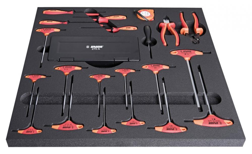 Unior Werkzeugset SOS Allg. Werkzeug rot 23-teilig - SET1-2600AC-US