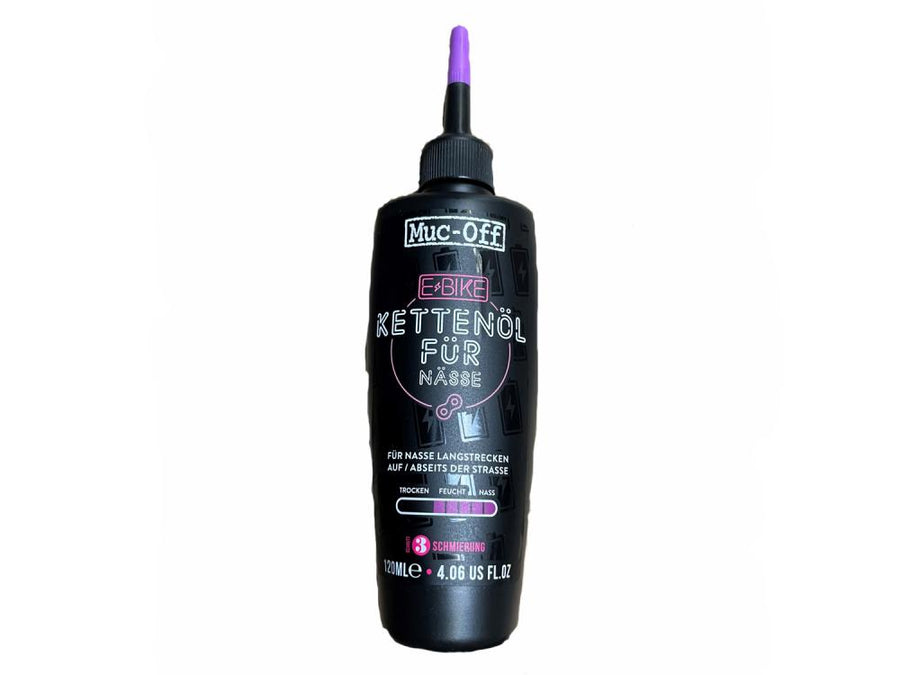 Muc-Off E-Bike Wet Lube 120ml - Keramik-Kettenschmiermittel für Nässe
