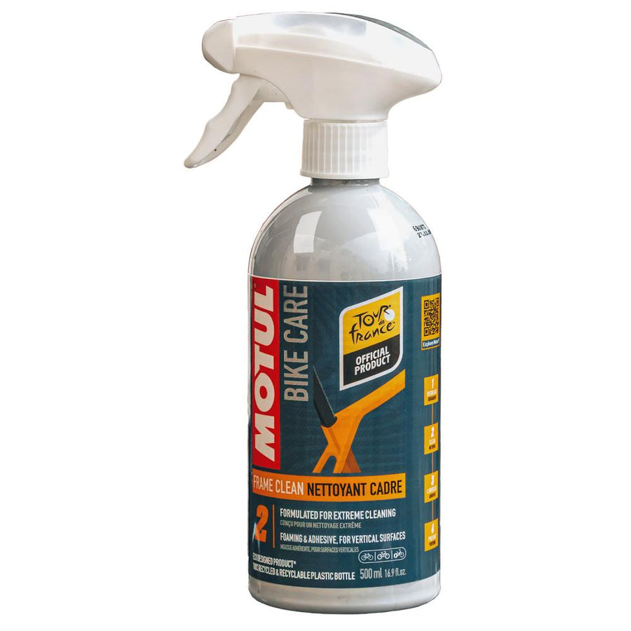 Motul Fahrradreiniger Frame Clean, 500ml, intensiv reinigend, biologisch abbaubar, für alle Bikes inkl. E-Bikes, auch Carbon geeignet, 1 Stück