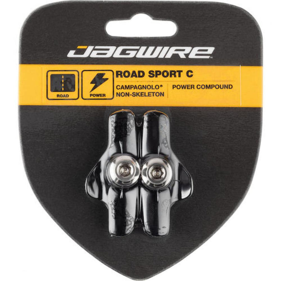Jagwire Road Sport Bremsschuhe Cartridge Schwarz - kompatibel mit CAMPAGNOLO, Shimano & SRAM