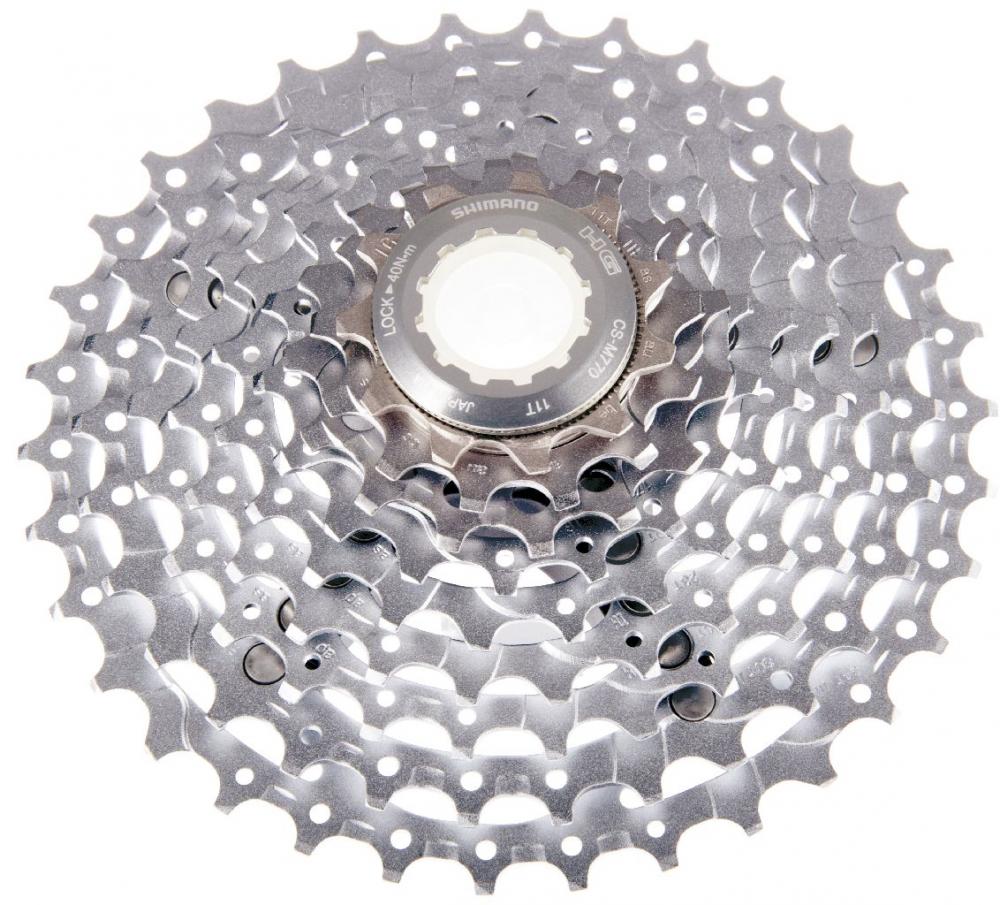 SHIMANO Kassette DEORE XT CS-M770 9-fach 11-32Z Kassette - 9-fach Abstufung 11-32 Zähne