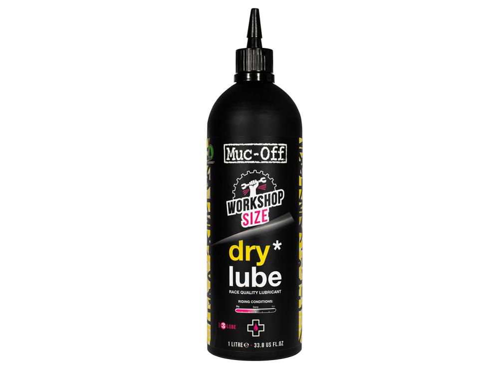 Muc Off Dry Lube 1 Liter Workshop Size pink