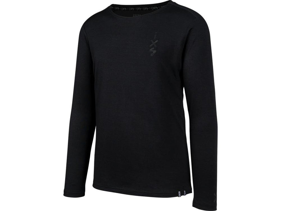 IXS Sports Division iXS Flow Merino longsleeve Jersey M black - atmungsaktives Bike-Trikot