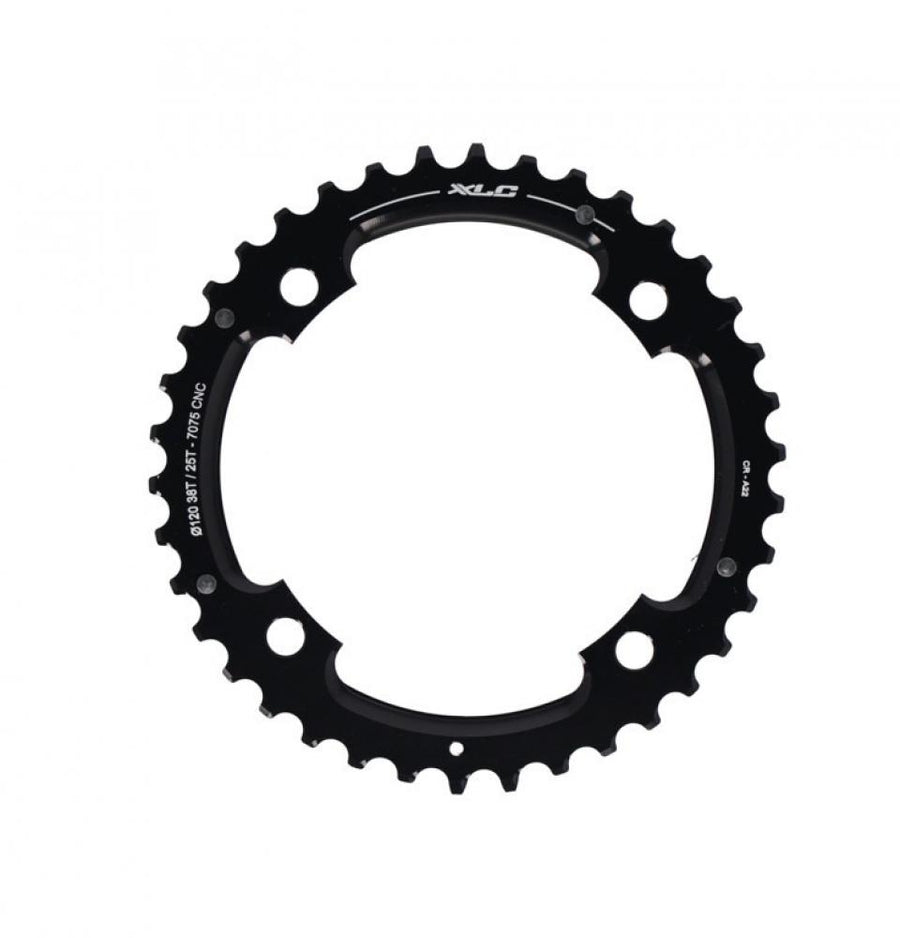 XLC Kettenblatt CR-A22 Sram 2x10 speed Ø120mm 38 Zähne