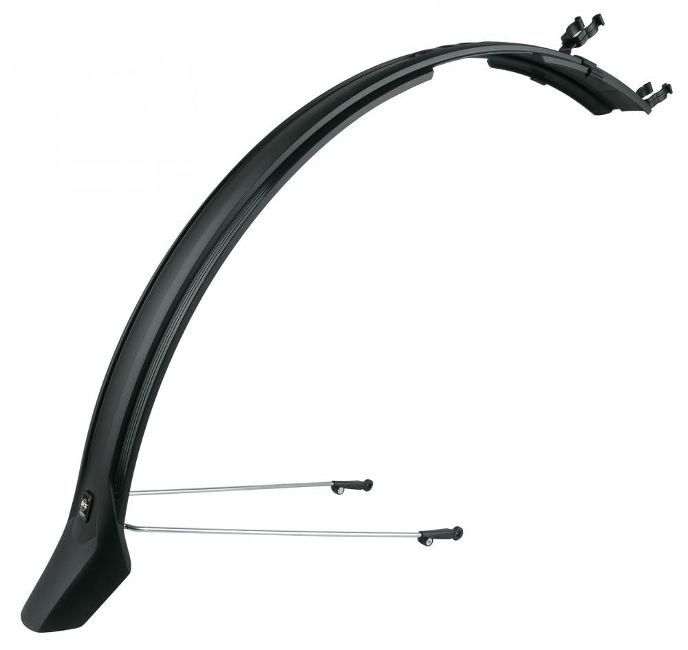SKS Velo 65 Mountain 29\" Hinterrad-Schutzblech, schlagfester Kunststoff, Universalbefestigung, inkl. Unterlaufstrebe, für Reifen bis 2,35\"