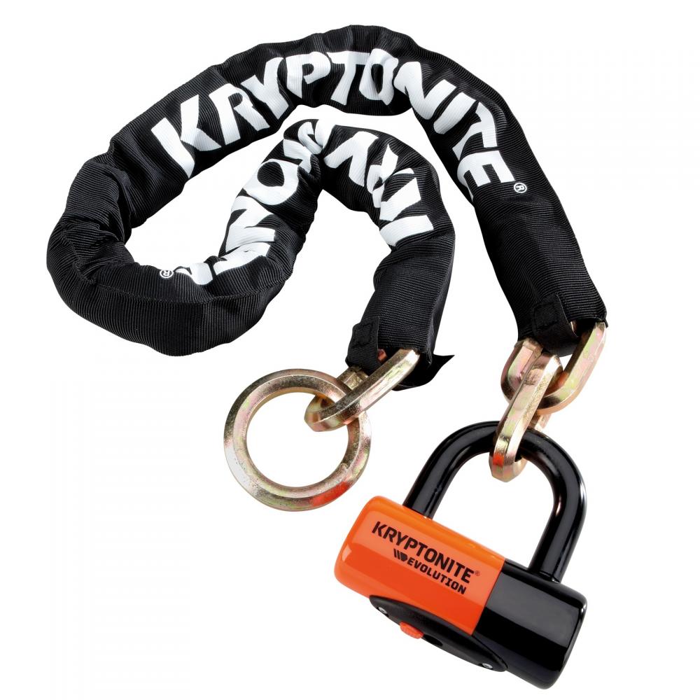 Kryptonite New York Cinch Ring Lock 1213 - Hochsicherheits-Kettenschloss für Fahrrad und E-Bike - Panzerkabelschloss