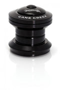 Schwarzer XLC Comp A-Head-Steuersatz HS-A08 1 1/8" Konus Ø 30,0mm, mit Cane Creek Logo.