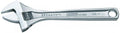 Unior Einmaulschlüssel 250/1 aus CR-V Stahl, 250mm lang, verstellbar bis 28mm auf weißem Hintergrund.