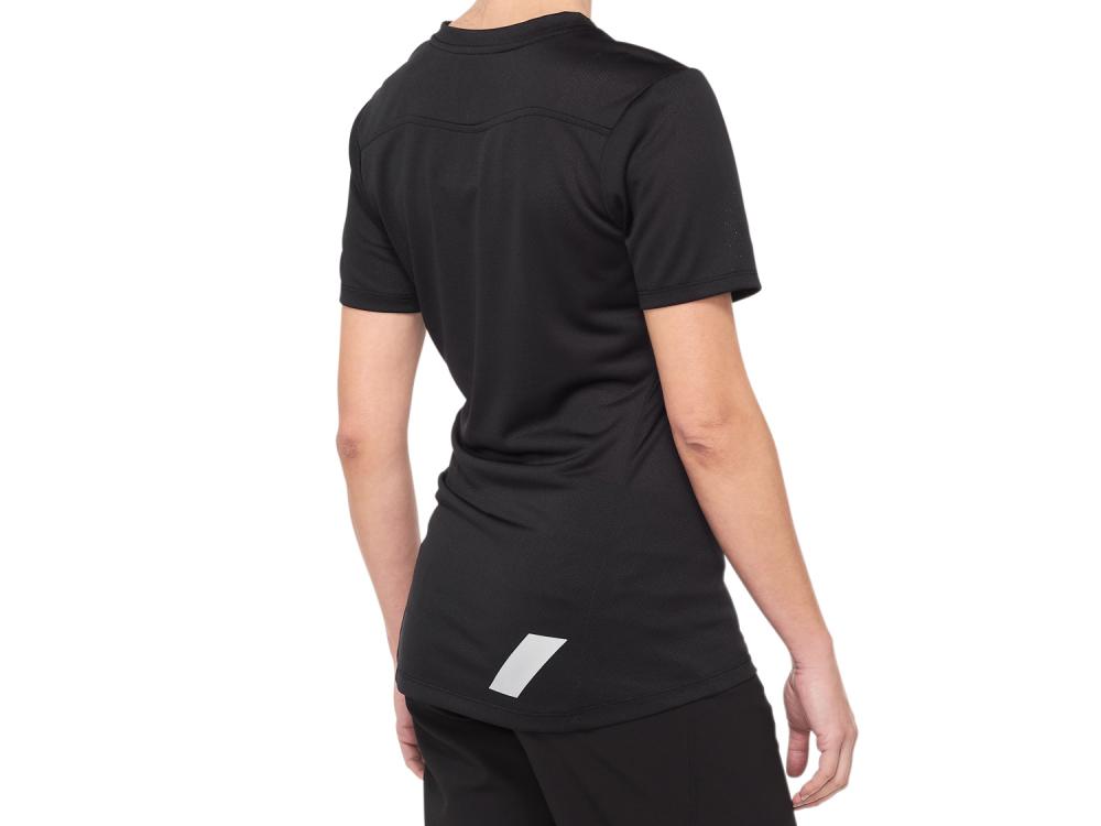 100% Ridecamp Womens Short Sleeve Jersey M black/grey - atmungsaktives MTB-Trikot