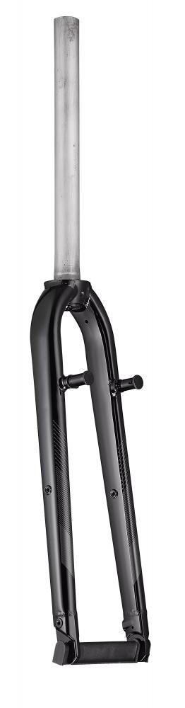SIRRUS FRK MY20 SIRRUS - Gabel - 700C QR STEEL 9X100MM RIM V-BRAKE 51MM OFFSET 1-1/8" STRAIGHT STEERER - GLOSS BLACK - Fahrradgabel