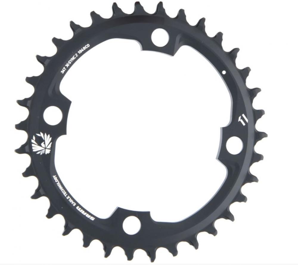 SRAM Kettenblatt X-Sync Eagle 34T / 0 mm, schwarz