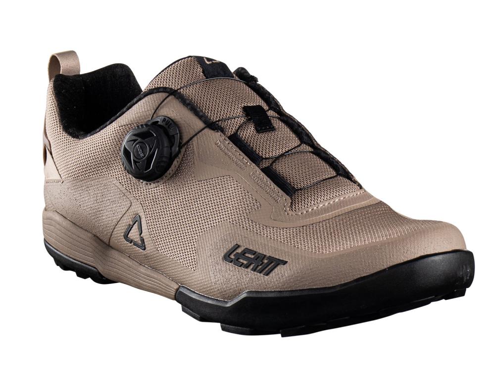 Leatt 6.0 Klickpedal Schuh MTB - Mountainbike-Schuh mit einhändiger Verstellung, Größe 41,5 Desert