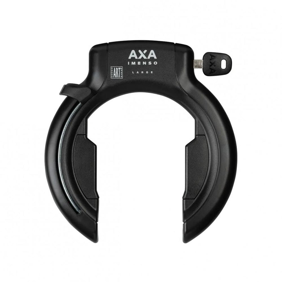 AXA Imenso Large Rahmenschloss 75 mm Schwarz - für breite Reifen und Schutzbleche
