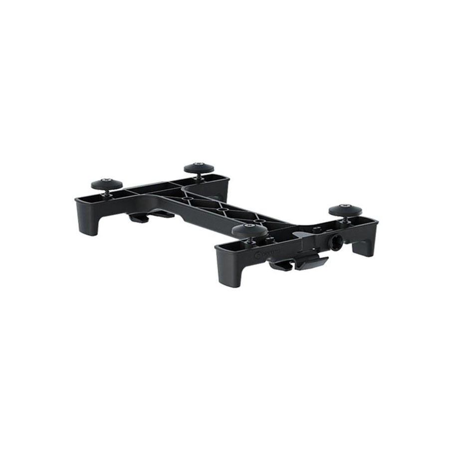 Racktime Snapit 2.0 Systemadapter, mit Füßen, ohne Schloss, Maße: 235x158x32mm, max. Belastung: 12 kg, kompatibel nur mit Racktime 2.0 Gepäckträgern, einfache Montage