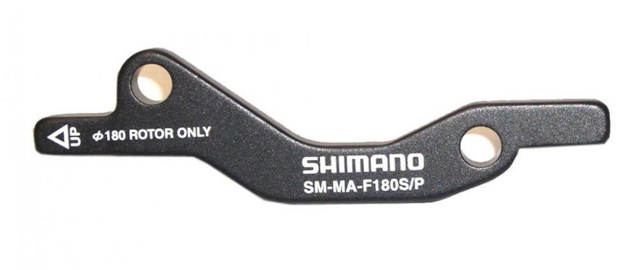 Shimano Scheibenbremsadapter SM-MA-F180S/P, vorne IS PM, für 180mm Bremsscheiben.