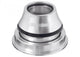 ergotec, Steuersatz, A118SAC-ES 1.5, Tapered 1 1/8" - 1,5", gewindelos semi-integriert, Maße 28.6/44-56/39.8mm, Einbauhöhe 36.2mm, 65°x65°, Lager Catridge, Material Aluminium, Farbe silber, Gewicht ca. 130g