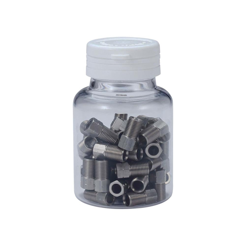 BBB Cycling BBB Kompression Nut Shimano stainless 25 silber - langlebige Kompressionsmutter aus Edelstahl